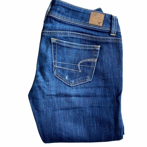 American Eagle Stretch Slim Boot Distressed Jeans‎ - Picture 7 of 12